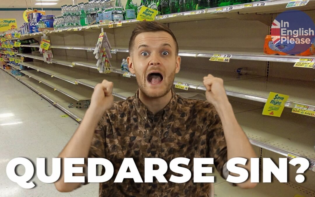 ¿Cómo se dice “quedarse sin”? en inglés